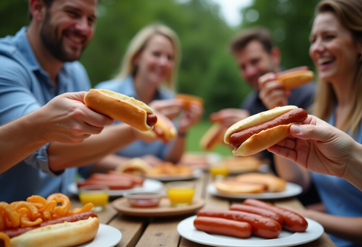 saucisses barbecue