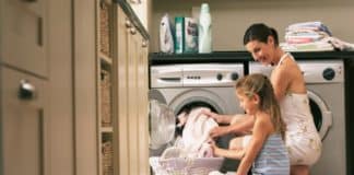 lave linge famille